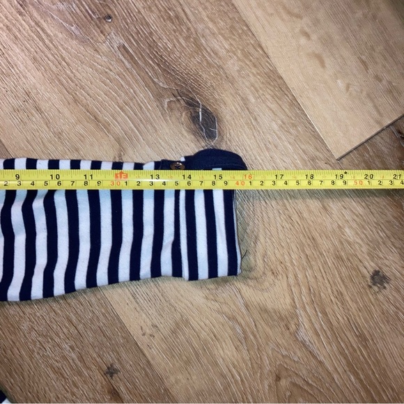 Karen Scott Sport women's active jacket Striped Navy and Red | Preppy | Size PP - Picture 14 of 14